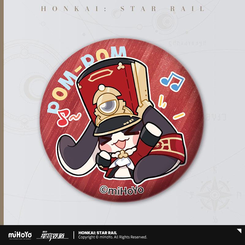 Badge set [Honkai: Star Rail] - Pom Pom - Série Emoticônes / Sticker