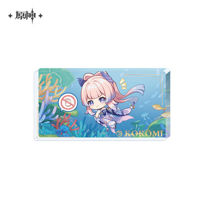 Goods Set avec Polaroid [Genshin Impact] Discovery Collab - Teyvat Nature Discovery Series (Plusieurs modèles)