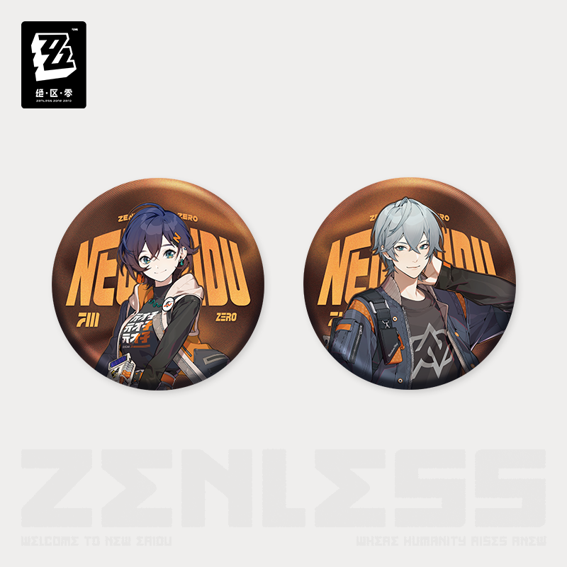 Badge [ZZZ Zenless Zone Zero] - Random Play - Portrait Series (plusieurs modèles)