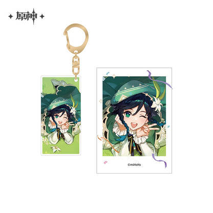 Keychain Acrylic + Polaroid [Genshin Impact] (Plusieurs modèles) - FES 2023