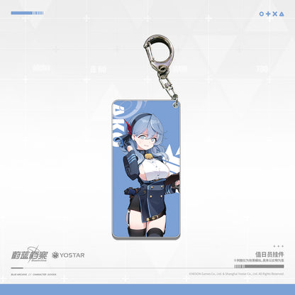 Acrylic Strap avec 1 face Lenticulaire [Blue Archive] Amau Ako