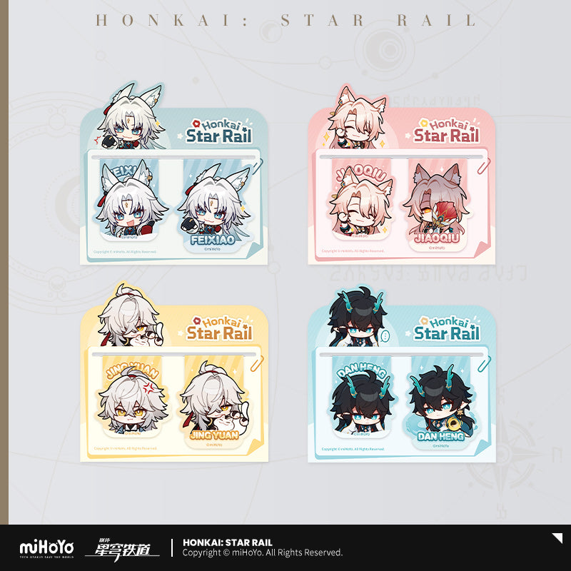 Magnetic Bookmark [Honkai: Star Rail] - Série Emoticônes / Sticker