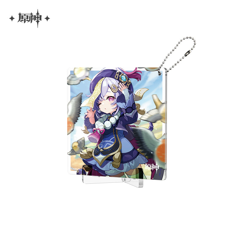 Acrylic strap / coaster avec standee [Genshin Impact] Fateful Day series (Plusieurs modèles)