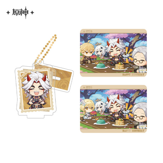 Acrylic Strap Standee Set [Genshin Impact] - Arataki Itto - Photos of a Good Time series