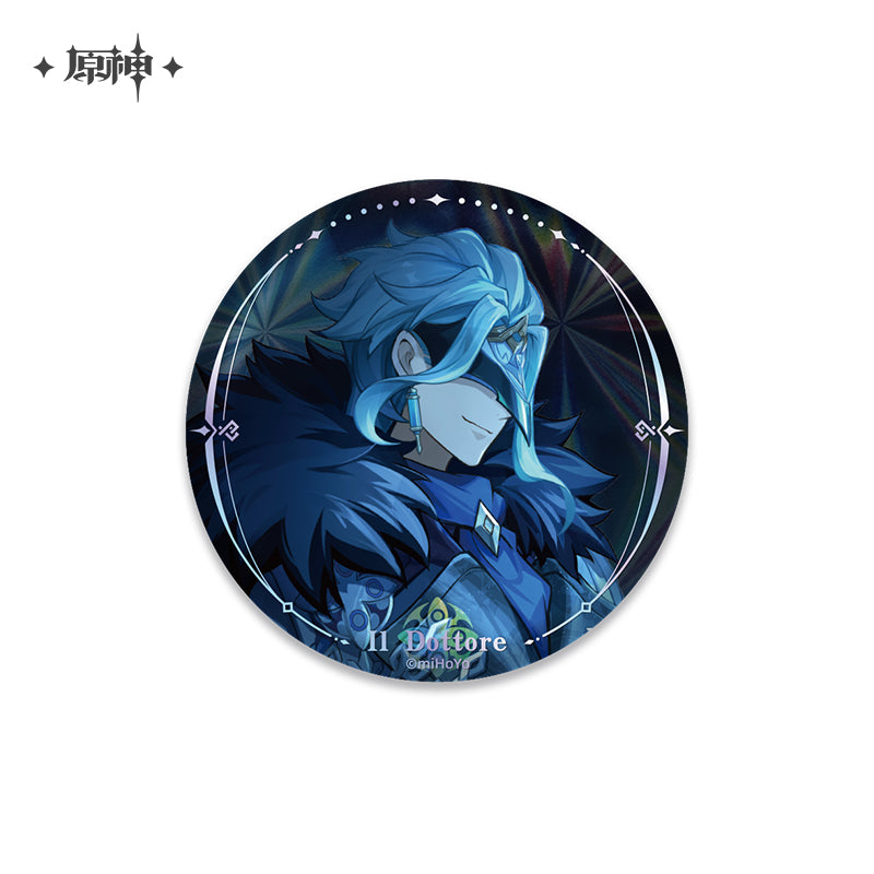 Badges [Genshin Impact] - A Winter Night's Lazzo - Fatui Series (Plusieurs Modèles)