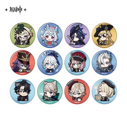 Badges [Genshin Impact] Emoji / Emoticones Series Fontaine (plusieurs modèles)