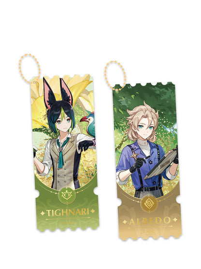 Glitter Acrylic Keychain [Genshin Impact] x M&G stationary collab - Forest Adventure (plusieurs modèles)