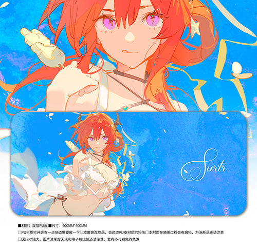 Mousepad en PU [Arknights] SURTR Colorful Wonderland CW03 by Ask