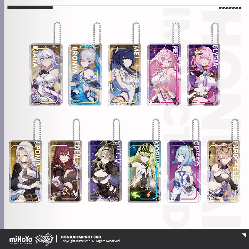 Acrylic Block Keychain [Honkai Impact 3rd] - (plusieurs modèles)