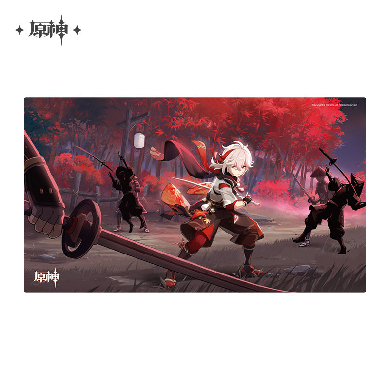 Mousepad [Genshin Impact] -Kazuha - Offline Store Pop Up - the wind comes under the moon