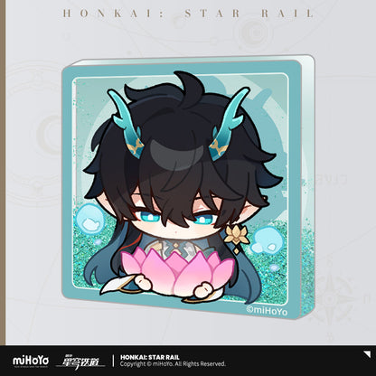 Glitter Fridge Magnet [Honkai: Star Rail] - Série Emoticônes / Sticker (plusieurs modèles)