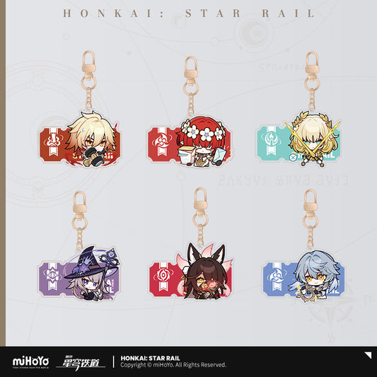 Acrylic Strap [Honkai: Star Rail] - Série Emoticônes / Sticker vol.4