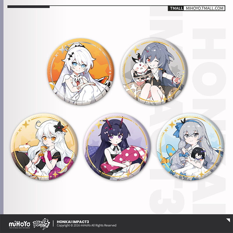 Badge [Honkai Impact 3rd] - Chibi Herrscher series vol1. (plusieurs modèles)