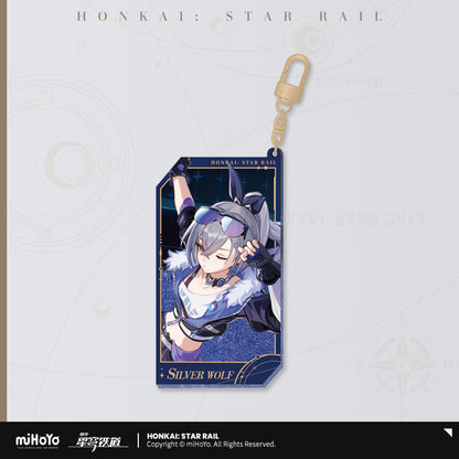 Strap Glitter Acrylic Glow In The Dark [Honkai: Star Rail] - Stellar Invitation series vol.1 (plusieurs modèles)