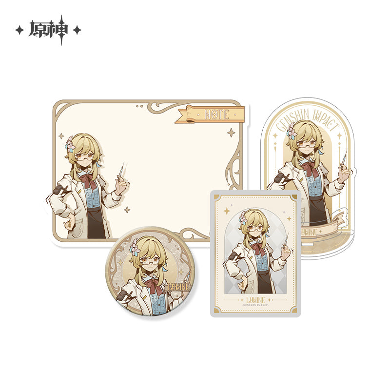 Full Set (Badge + Stand + Magnet) avec Carte Bonus [Genshin Impact] - Tabletop Troupe Pros (Plusieurs Modèles) (Copie)