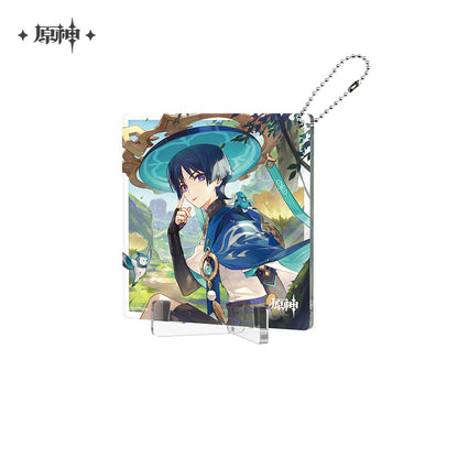 Acrylic strap / coaster avec standee [Genshin Impact] Fateful Day series (Plusieurs modèles)