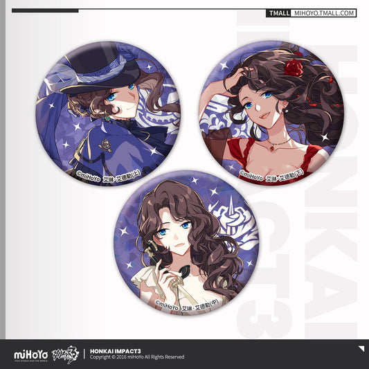 Set de 3 Badge [Honkai Impact 3rd] - Stigmata Series - Type L: Irene Adler