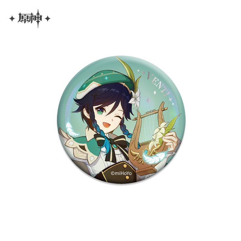 Badges [Genshin Impact] Illustration chara (plusieurs modèles)