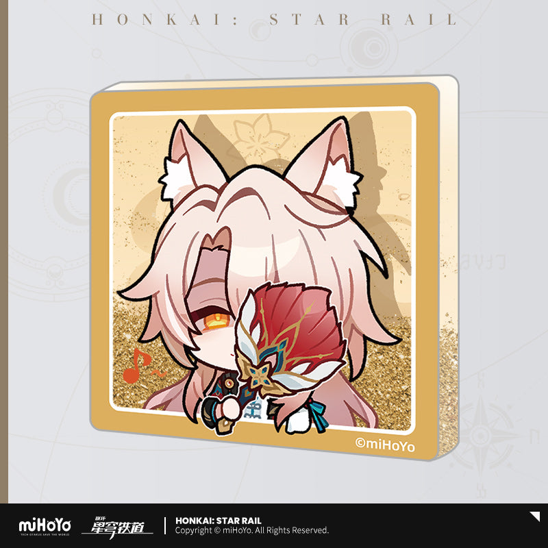 Glitter Fridge Magnet [Honkai: Star Rail] - Série Emoticônes / Sticker vol.3