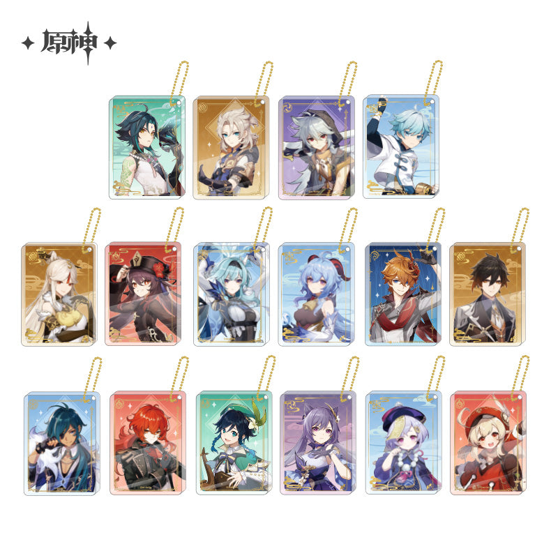 Large Acrylic Strap [Genshin Impact] Character Portrait vol.1 (Plusieurs modèles)