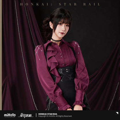 Chemise Slim Bordeaux [Honkai Star Rail] - Kafka Impressions