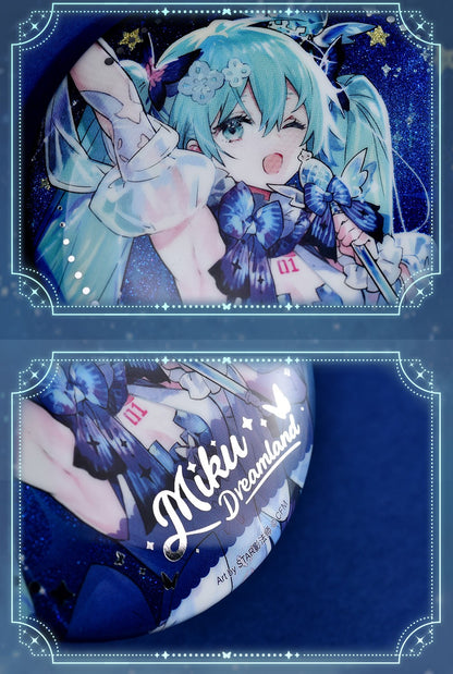 Badge avec protection [Vocaloid] Hatsune Miku - Dreamland (Plusieurs modèles)