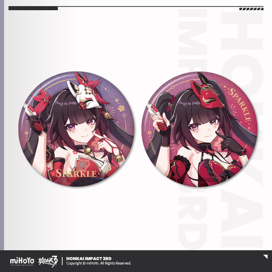 Set de 2 Badge [Honkai Impact 3rd] - Sparkle / Hanabi - 7.9 Ver. Honkai Impact x Honkai: Star Rail Cross-Collab