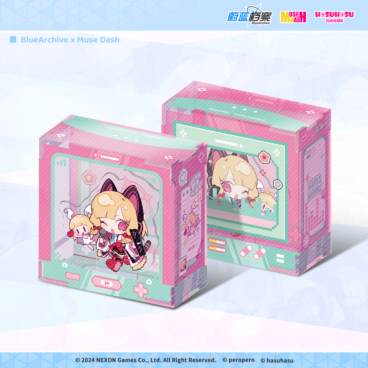 Acrylic Box Stand [Muse Dash] - Blue Archive Collab