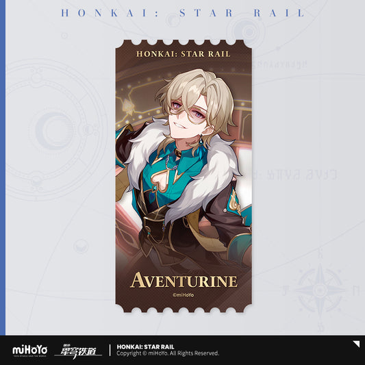 Carte Commemorative Laser [Honkai: Star Rail] - Aventurine - Limited