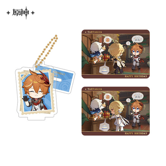 Acrylic Strap Standee Set [Genshin Impact] - Tartaglia - Photos of a Good Time series