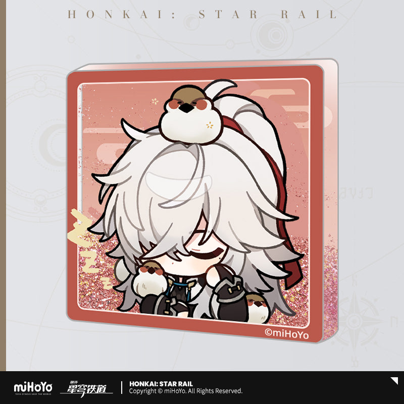 Glitter Fridge Magnet [Honkai: Star Rail] - Série Emoticônes / Sticker (plusieurs modèles)