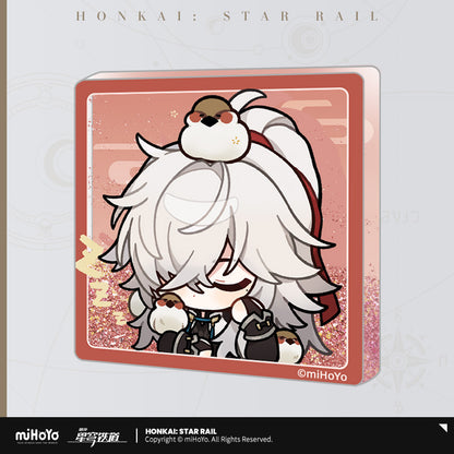 Glitter Fridge Magnet [Honkai: Star Rail] - Série Emoticônes / Sticker (plusieurs modèles)