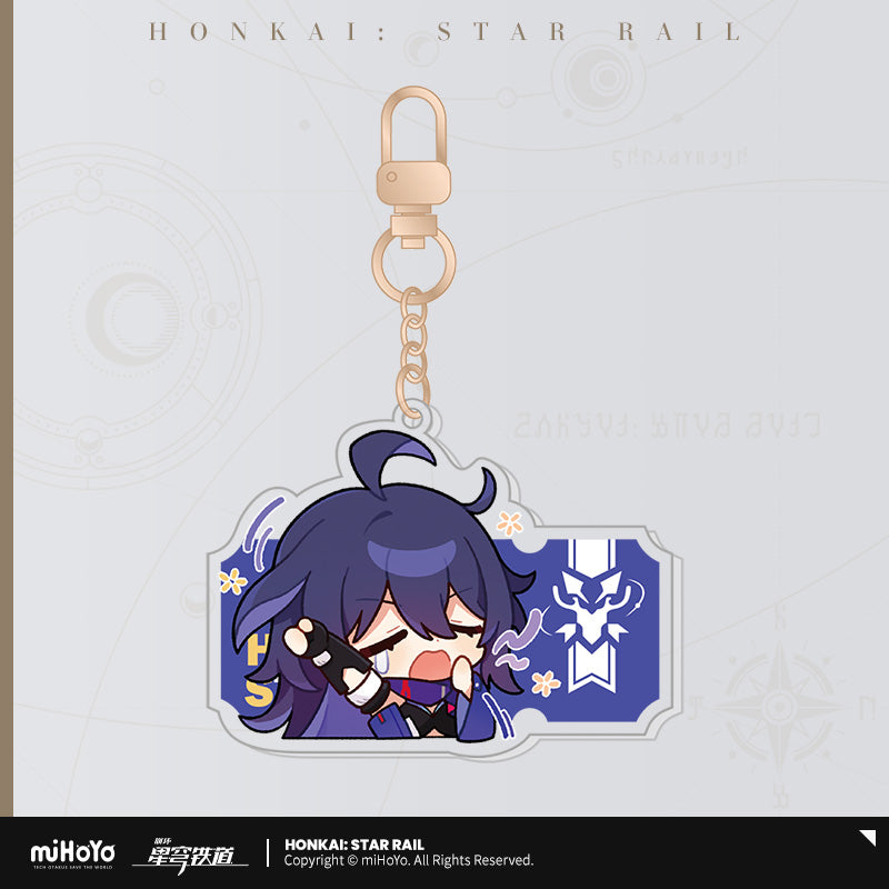 Acrylic Strap [Honkai: Star Rail] - Série Emoticônes / Sticker (plusieurs modèles)