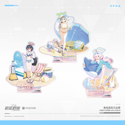 Acrylic Stand [Blue Archive] Abydos Resort Restoration Committee (Plusieurs modèles)