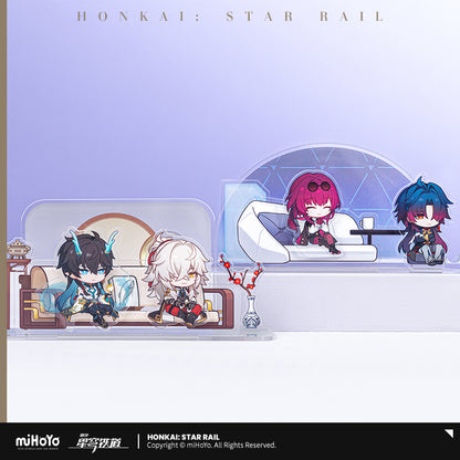 Acrylic Stand Diorama [Honkai: Star Rail] - Personnages - Owlbert's Guest Room