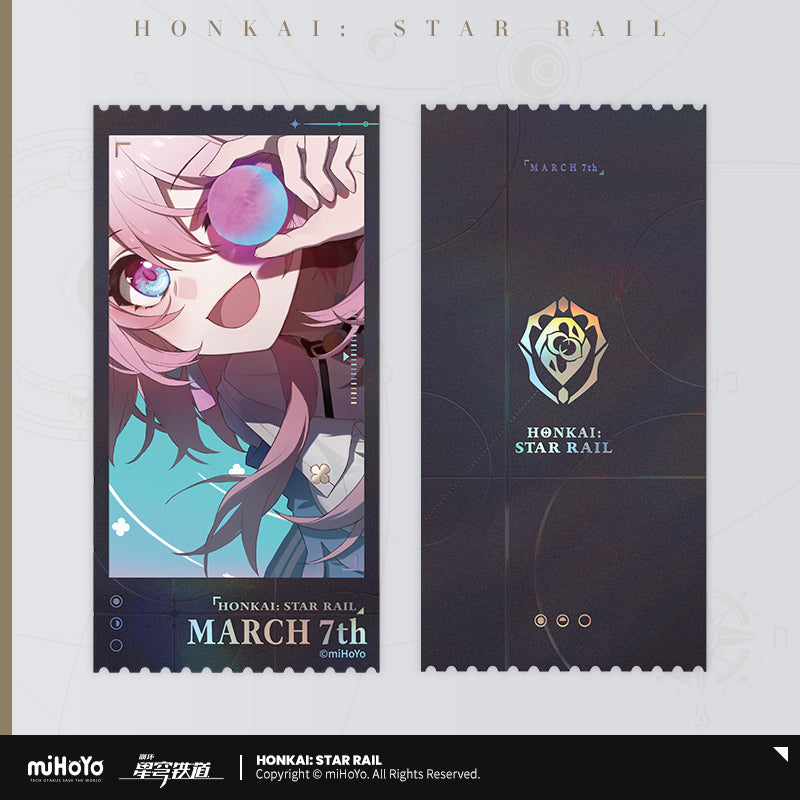 Ticket Laser de Collection Set [Honkai: Star Rail] - Countdown Departure (Ensemble de 7)