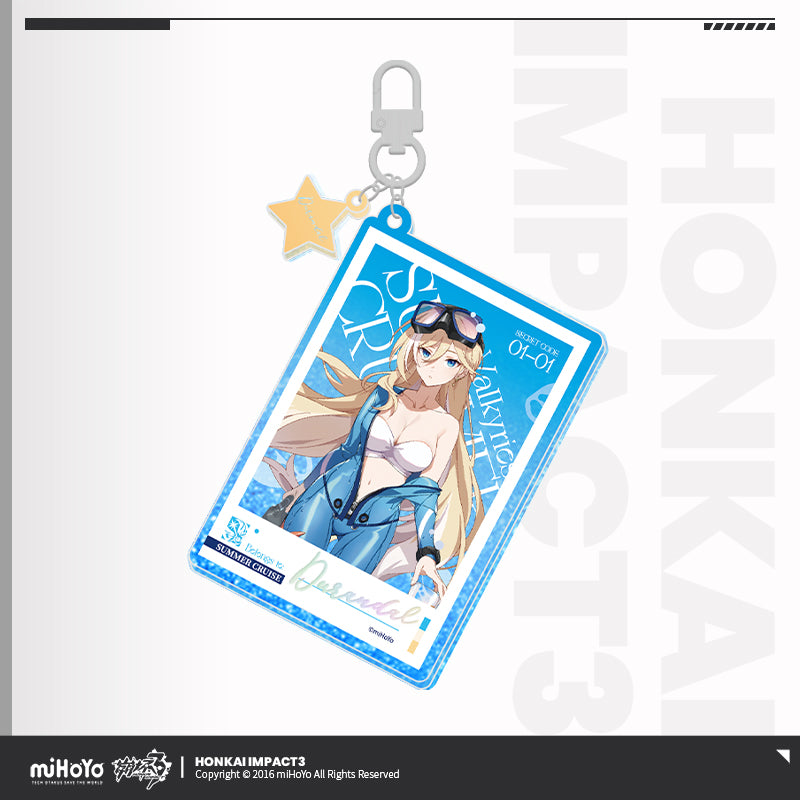 Glitter Acrylic Keychain [Honkai Impact 3rd] - Summer Cruise vol.2 (Theresa seulement)