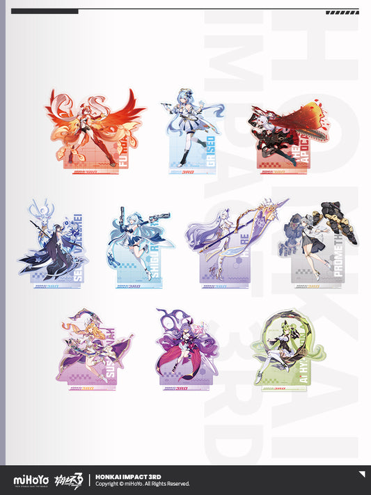 Acrylic Stand [Honkai Impact 3rd] Vertical Artwork series (plusieurs modèles)