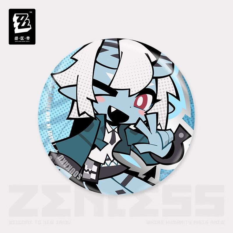 Badge [ZZZ Zenless Zone Zero]  - H.S.O.S.6 / Section 6 - Chibi Series