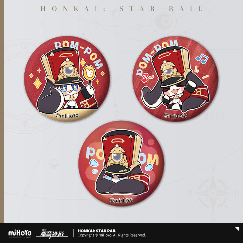 Badge set [Honkai: Star Rail] - Pom Pom - Série Emoticônes / Sticker