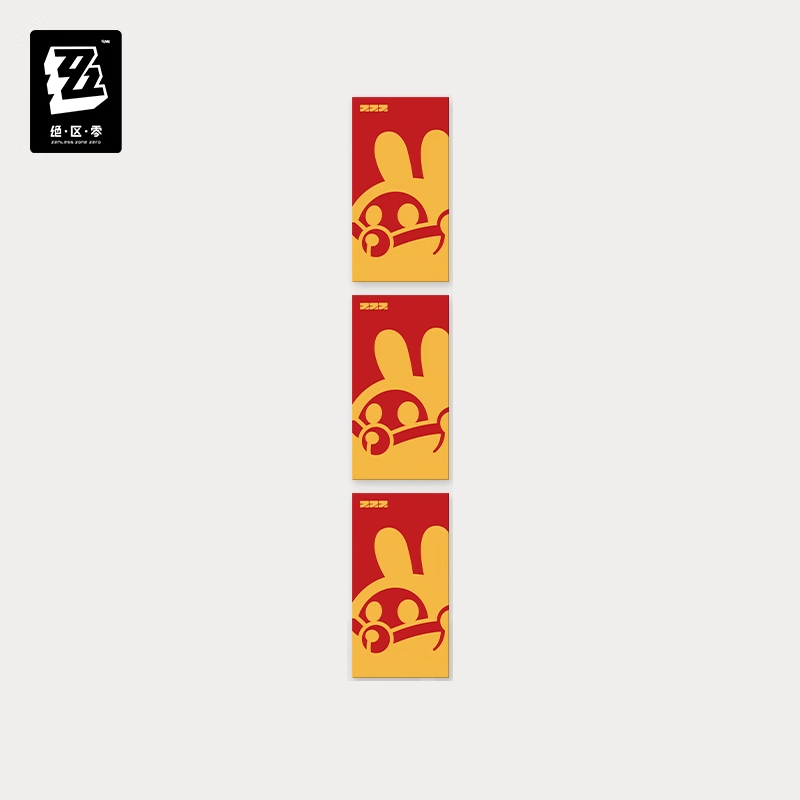 Set de 3 Enveloppes Rouges [ZZZ Zenless Zone Zero] - Bangboo - Limited
