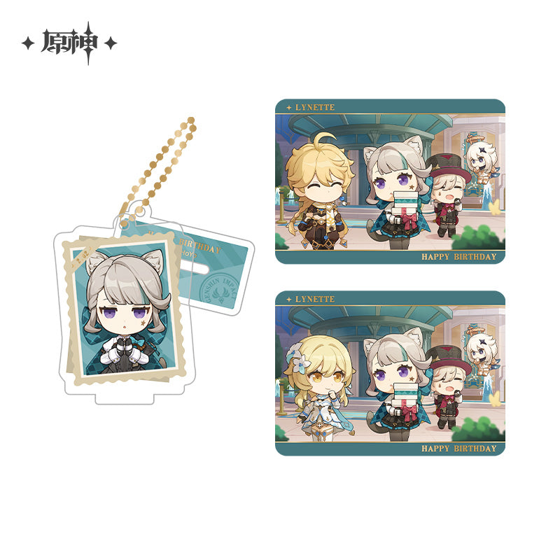 Acrylic Strap Standee Set [Genshin Impact] - Lynette - Photos of a Good Time series