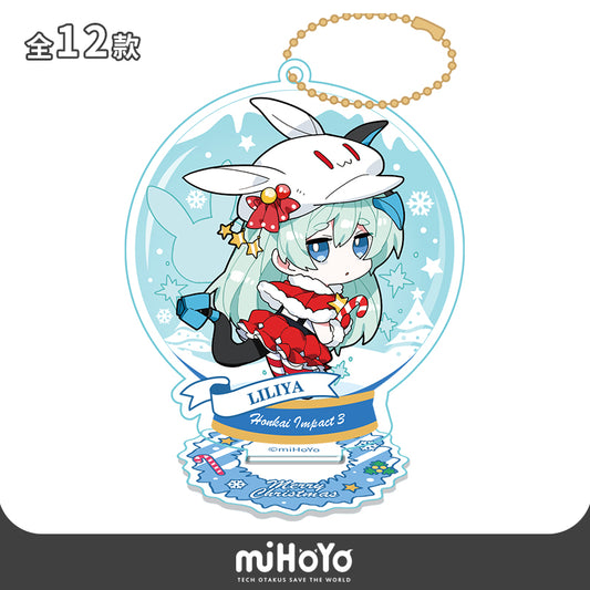 Acrylic Stand Strap [Honkai Impact 3rd] Lilya - Xmas Snow Globe