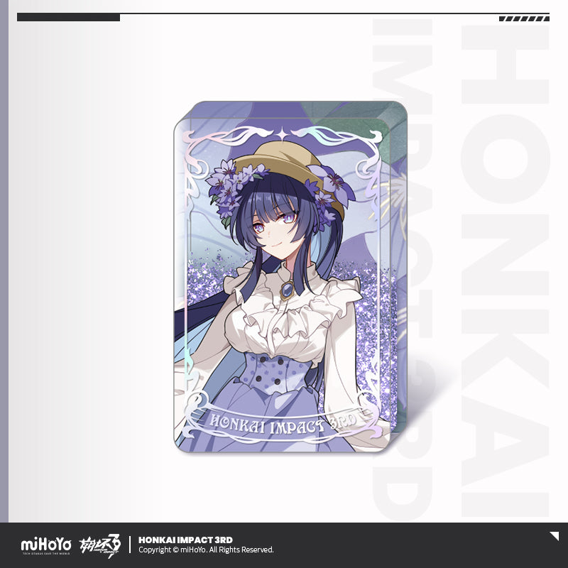 Acrylic Glitter Block [Honkai Impact 3rd] - Flowers Spring (plusieurs modèles)