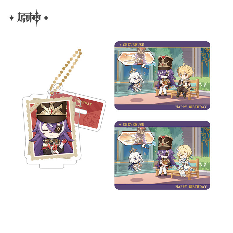 Acrylic Strap Standee Set [Genshin Impact] - Chevreuse - Photos of a Good Time series