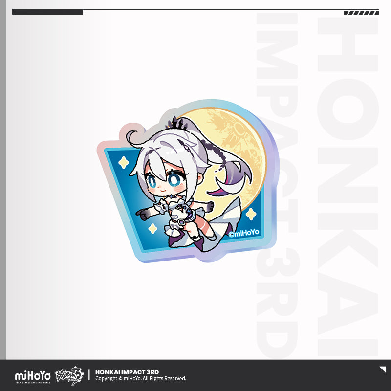 Badge Acrylic [Honkai Impact 3rd] collection HONKAI MEME (plusieurs modèles)