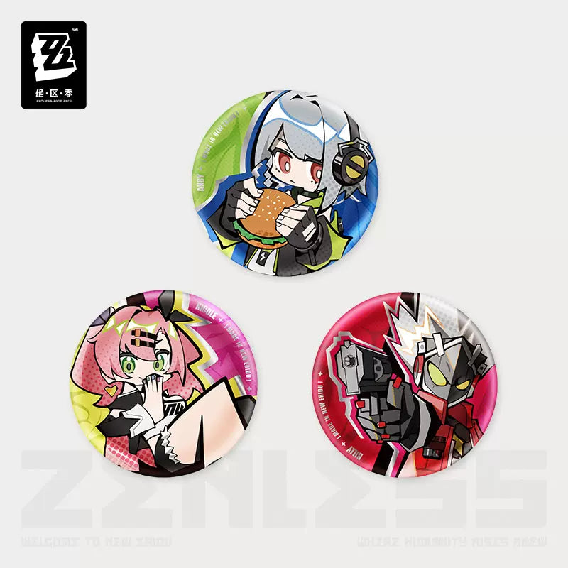 Badge [ZZZ Zenless Zone Zero] - Cunning Hares - Chibi Series (plusieurs modèles)