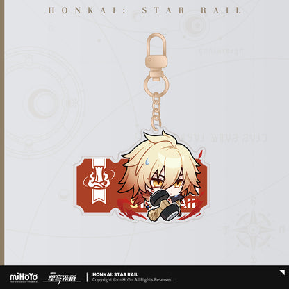 Acrylic Strap [Honkai: Star Rail] - Série Emoticônes / Sticker vol.4