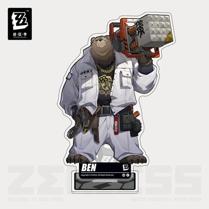 Acrylic Stand  [ZZZ Zenless Zone Zero] - Belobog Heavy Industries - Portrait Series (plusieurs modèles)