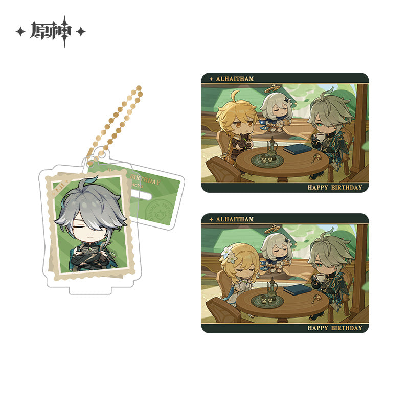 Acrylic Strap Standee Set [Genshin Impact] - Alhaitham - Photos of a Good Time series